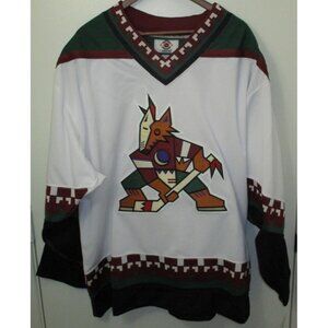 NWT NHL Starter Phoenix Coyotes Embroidered Patches Men's Hockey Jersey 52-R VTG